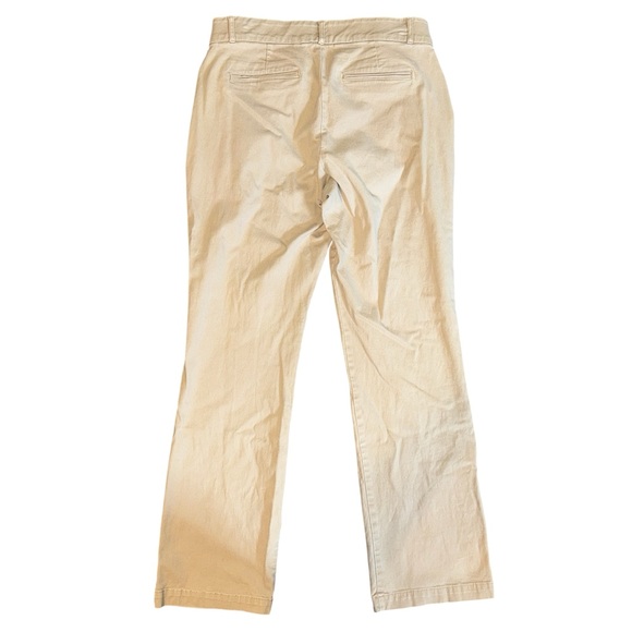 Gloria Vanderbilt Charlene Khaki Pants Women's 10 Short Tan Chino Straight Leg - Picture 3 of 7